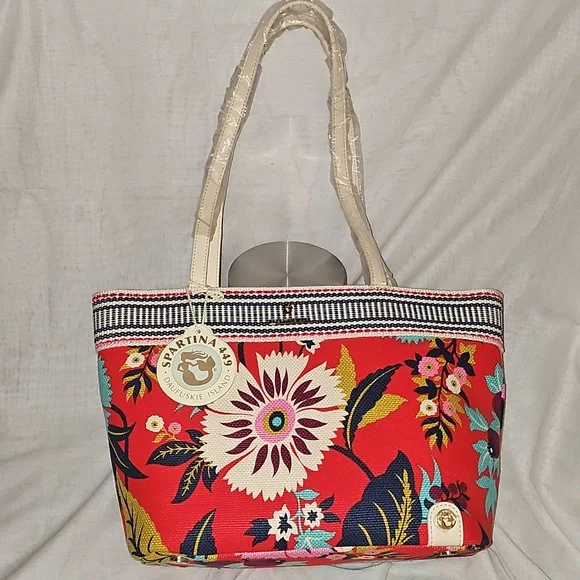 Spartina 449 Bermuda Boho Hazel Floral Tote NWT - Picture 2 of 16